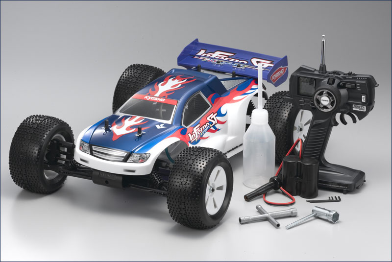 Kyosho Inferno ST US 2 - Nitro RC Race Car RTR - GXR28 Engine - Πατήστε στην εικόνα για να κλείσει