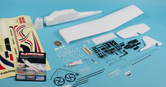 RC AIRPLANES - GWS E-STARTER EPO ARTF (NPS) (WHITE) - Click Image to Close