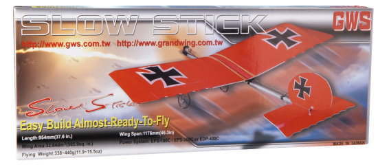 GWS SLOW STICK EPS400C S/FLYER ARTF RC PLANE - Πατήστε στην εικόνα για να κλείσει