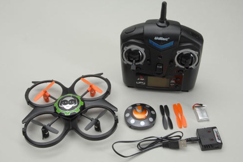 Udi U816 UFO/Drone - 2.4GHz RC Micro Quadcopter RTR - Πατήστε στην εικόνα για να κλείσει