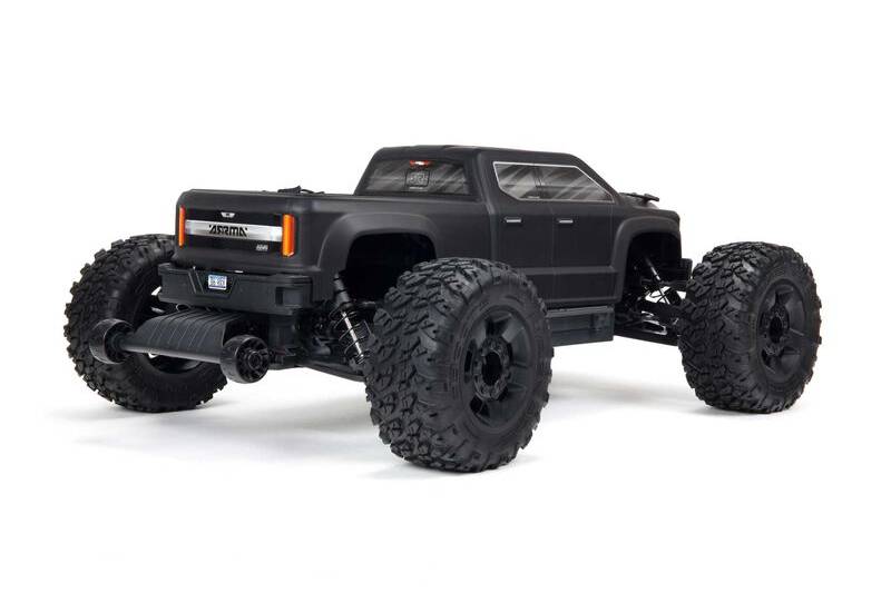 ARRMA BIG ROCK 4X4 V3 3S BLX Brushless Monster Truck RTR, Black - Click Image to Close