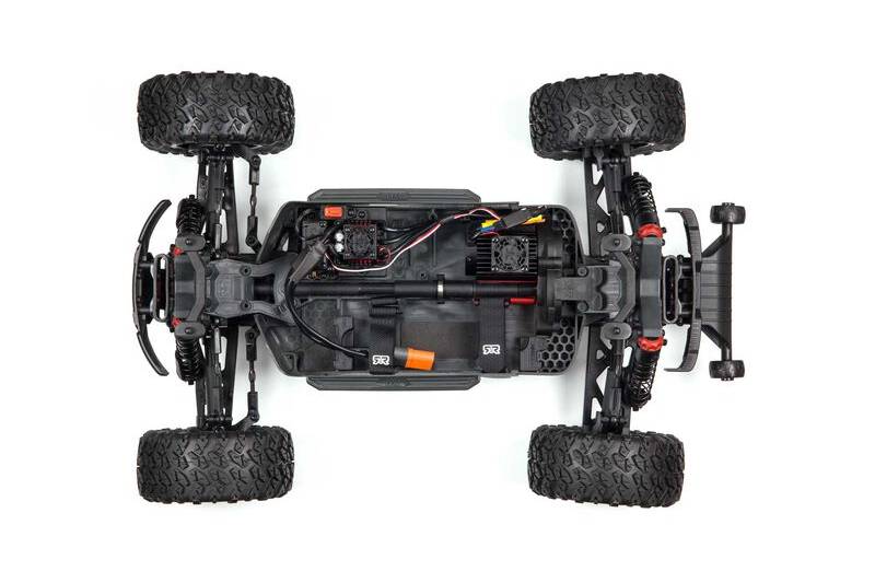 ARRMA BIG ROCK 4X4 V3 3S BLX Brushless Monster Truck RTR, Black - Click Image to Close