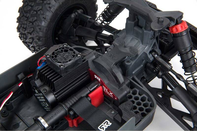 ARRMA BIG ROCK 4X4 V3 3S BLX Brushless Monster Truck RTR, Black - Click Image to Close