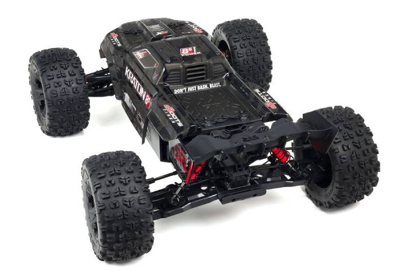 ARRMA KRATON 1/5 4WD EXtreme Bash Roller, Black - Πατήστε στην εικόνα για να κλείσει