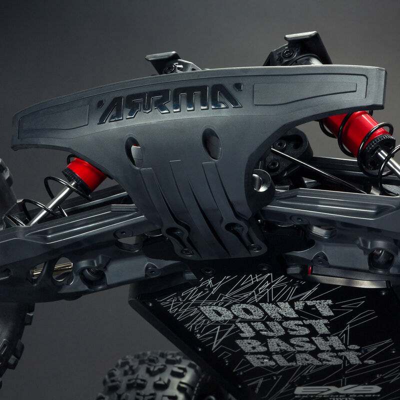 ARRMA KRATON 1/5 4WD EXtreme Bash Roller, Black - Πατήστε στην εικόνα για να κλείσει