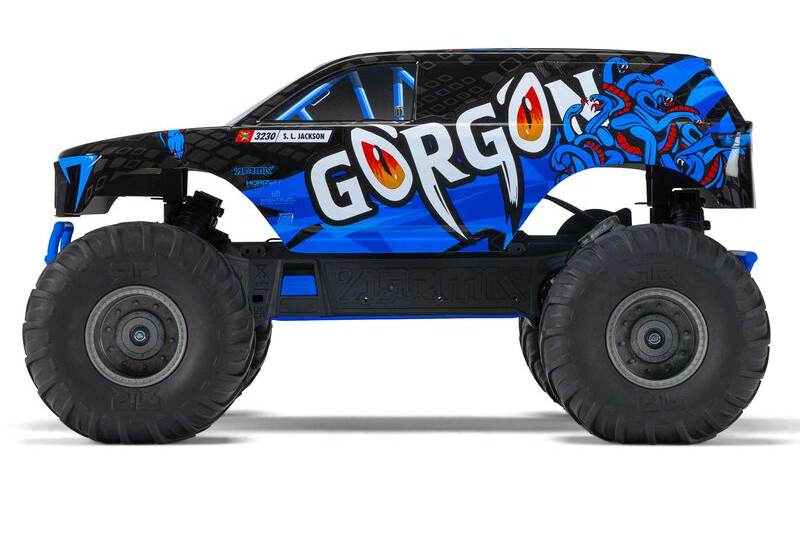 Arrma Gorgon 4X2 MEGA 550 Brushed RC Monster Truck RTR - Πατήστε στην εικόνα για να κλείσει