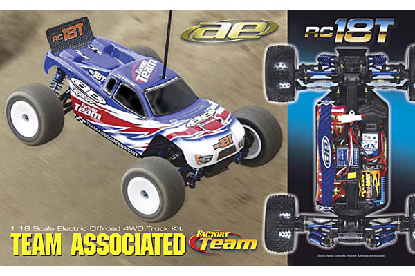 Team Associated RC18T RTR 1/18 4WD RC Racing Truck - Πατήστε στην εικόνα για να κλείσει