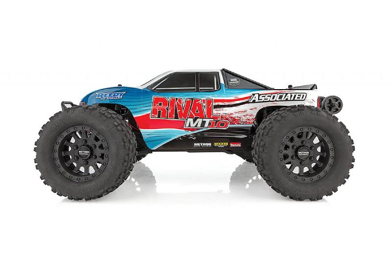 TEAM ASSOCIATED RIVAL MT10 RTR TRUCK BRUSHLESS W/3S BATTERY - Click Image to Close
