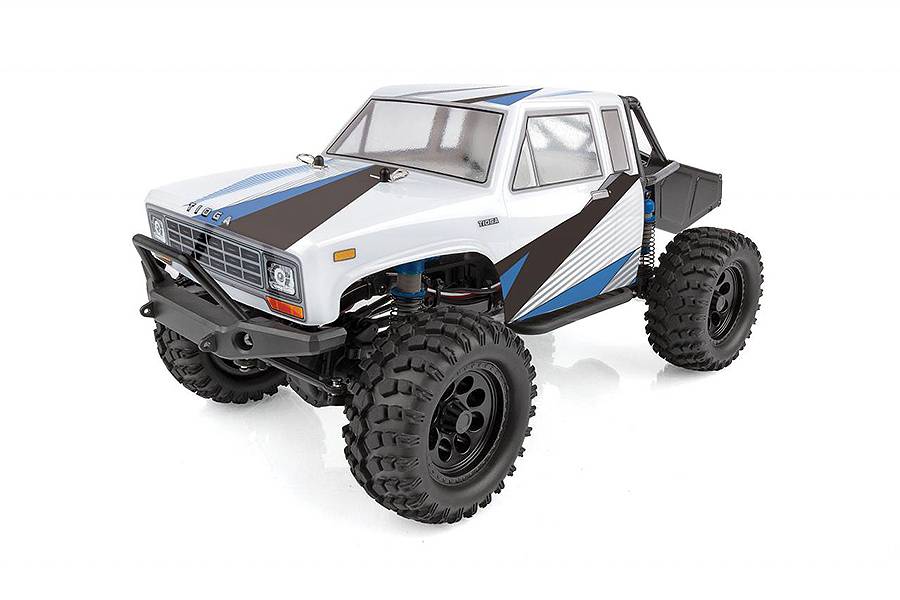 TEAM ASSOCIATED CR12 TIOGA TRAIL TRUCK RTR - WHITE/BLUE - Click Image to Close