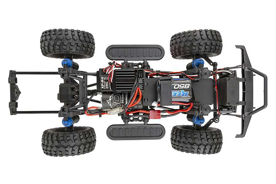 TEAM ASSOCIATED CR12 TIOGA TRAIL TRUCK RTR - WHITE/BLUE - Πατήστε στην εικόνα για να κλείσει