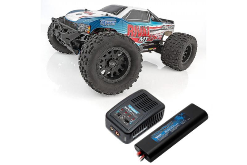 TEAM ASSOCIATED RIVAL MT10 RTR RC TRUCK W/2S BATT/CHARGER - Πατήστε στην εικόνα για να κλείσει