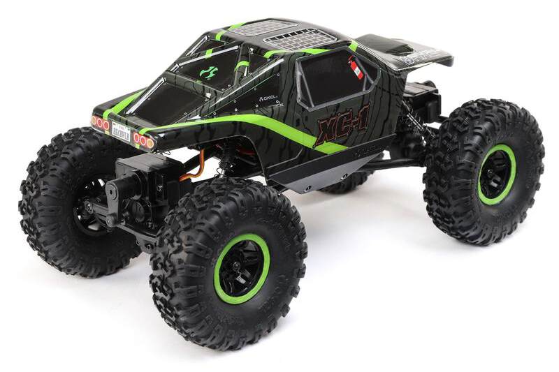 Axial 1/24 AX24 XC-1 4WS RC Crawler Brushed RTR, Green - Πατήστε στην εικόνα για να κλείσει