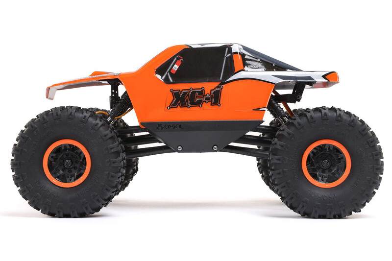 Axial 1/24 AX24 XC-1 4WS RC Crawler Brushed RTR, Orange - Πατήστε στην εικόνα για να κλείσει