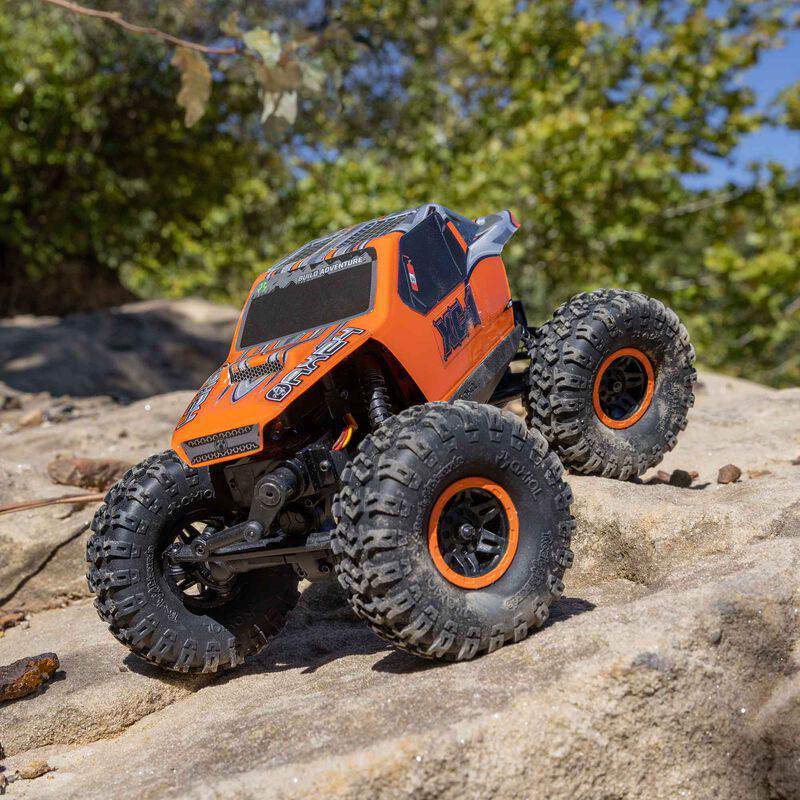 Axial 1/24 AX24 XC-1 4WS RC Crawler Brushed RTR, Orange - Πατήστε στην εικόνα για να κλείσει