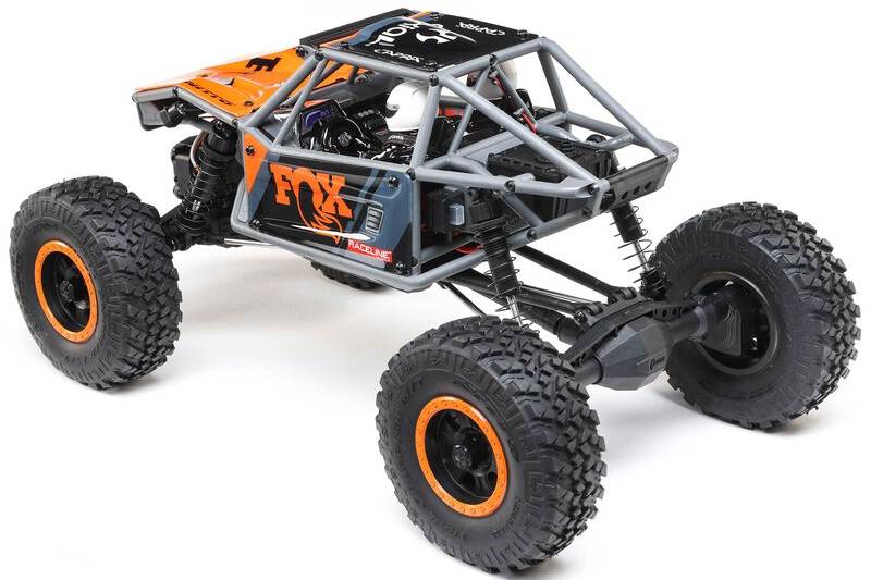 Axial 1/18 UTB18 Capra 4WD Unlimited Trail Buggy RTR, Grey - Πατήστε στην εικόνα για να κλείσει