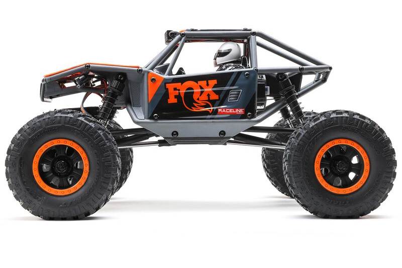 Axial 1/18 UTB18 Capra 4WD Unlimited Trail Buggy RTR, Grey - Click Image to Close