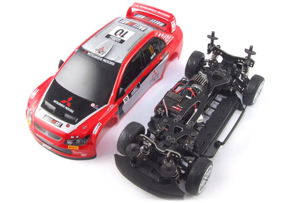 Carisma R14 Mitsubishi Lancer WRC 1/14 4WD Ηλεκτρικό/Electric RC - Πατήστε στην εικόνα για να κλείσει