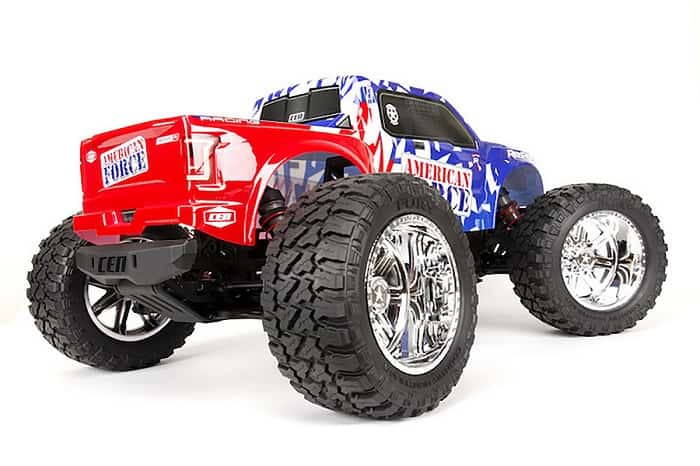 CEN RACING REEPER AMERICAN FORCE 1/7 RTR MONSTER TRUCK - Click Image to Close