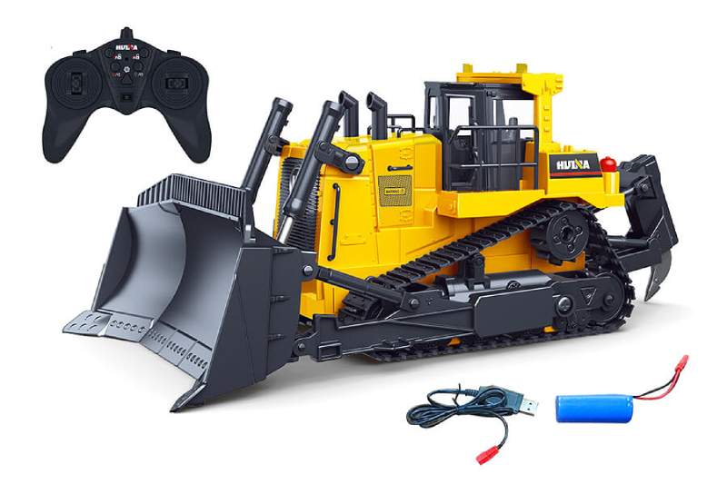 HUINA 1/16 2.4G 11CH RC HEAVY BULLDOZER - Πατήστε στην εικόνα για να κλείσει