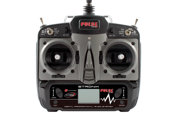 Etronix Pulse 2.0 X6 Pro 2.4Ghz FHSS Digital Proportional 6-Chan - Πατήστε στην εικόνα για να κλείσει