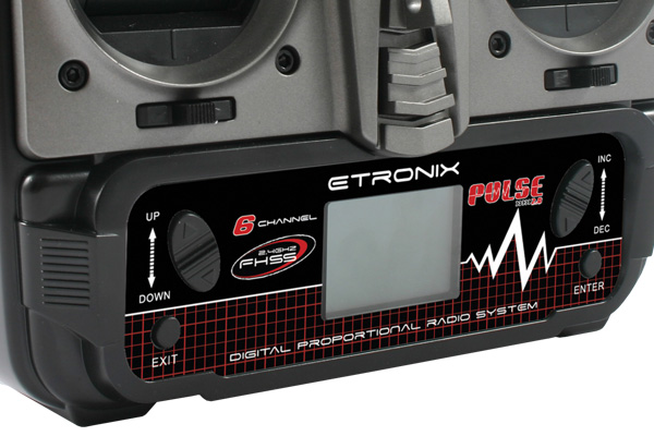 Etronix Pulse 2.0 X6 Pro 2.4Ghz FHSS Digital Proportional 6-Chan - Πατήστε στην εικόνα για να κλείσει