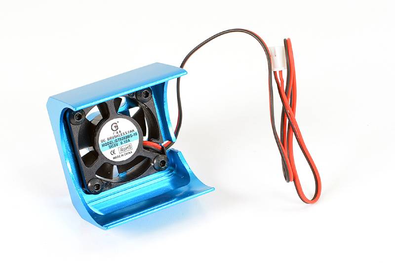 Fastrax Clip-on Radial Motor Heatsink - Blue - Click Image to Close