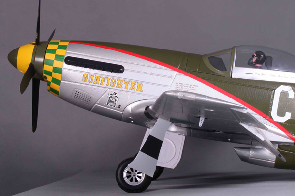 FMS P51 Mustang V8 1400 Series ARTF Electric Warbird - Gun Fight - Πατήστε στην εικόνα για να κλείσει