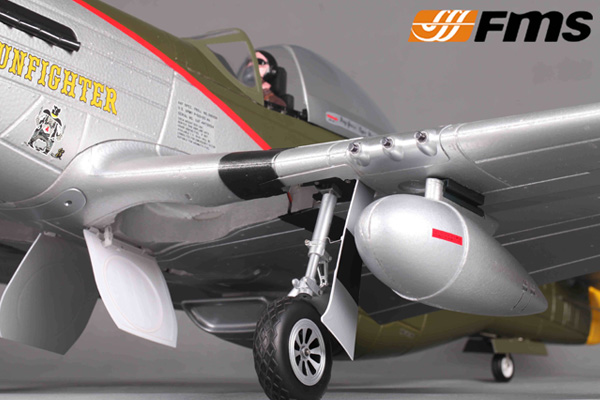 FMS P51 Mustang V8 1400 Series ARTF Electric Warbird - Gun Fight - Πατήστε στην εικόνα για να κλείσει