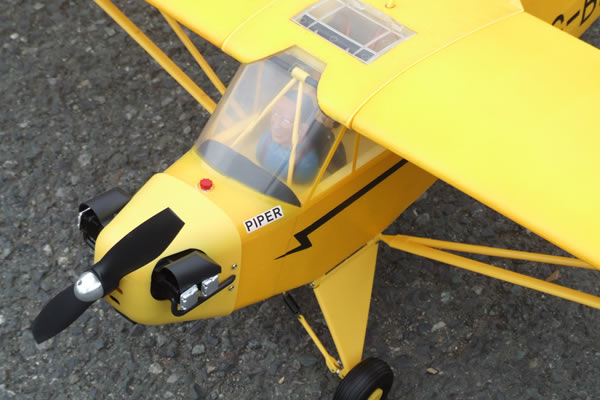 FMS J3 Piper Cub 1400 Series RTF RC Airplane with 2.4ghz Radio S - Πατήστε στην εικόνα για να κλείσει