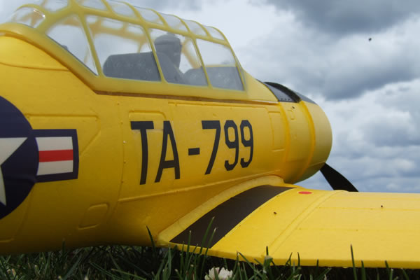 FMS Mini AT6 Texan 800 Series RTF Electric RC Warbird with 2.4gh - Πατήστε στην εικόνα για να κλείσει