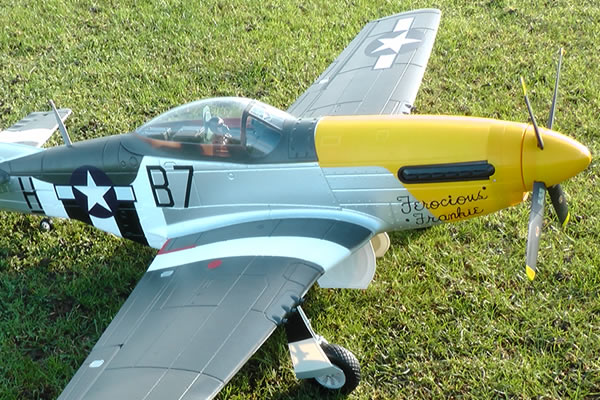 FMS - Giant P51 Mustang 1700 Series ARTF Electric Warbird with R - Πατήστε στην εικόνα για να κλείσει