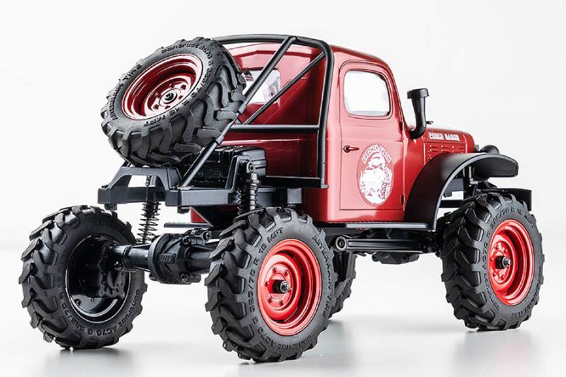 FMS FCX 1/24 Power Wagon Scaler RTR RC Crawler - Red - Click Image to Close