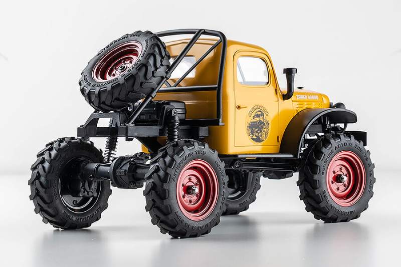 FMS FCX 1/24 Power Wagon Scaler RTR RC Crawler - Yellow - Πατήστε στην εικόνα για να κλείσει