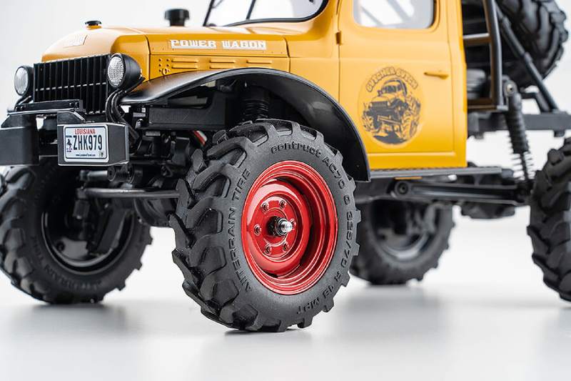 FMS FCX 1/24 Power Wagon Scaler RTR RC Crawler - Yellow - Click Image to Close