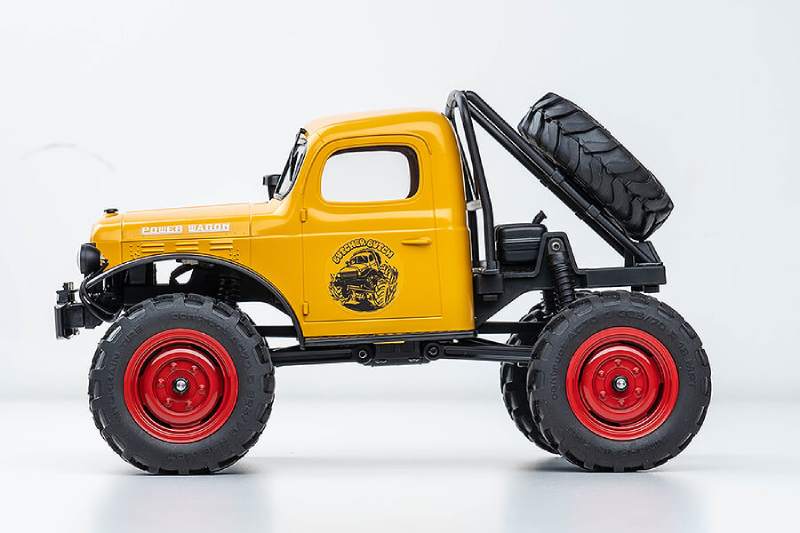FMS FCX 1/24 Power Wagon Scaler RTR RC Crawler - Yellow - Click Image to Close