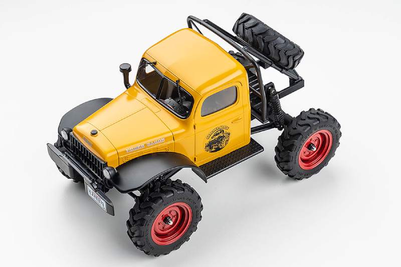 FMS FCX 1/24 Power Wagon Scaler RTR RC Crawler - Yellow - Πατήστε στην εικόνα για να κλείσει