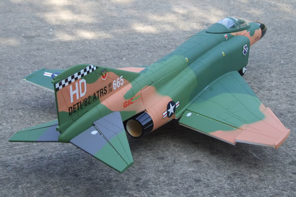 FMS F4E Phantom 70mm Ducted Fan Electric Foam Jet - Camo - Click Image to Close