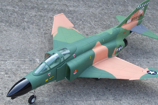 FMS F4E Phantom 70mm Ducted Fan Electric Foam Jet - Camo - Click Image to Close