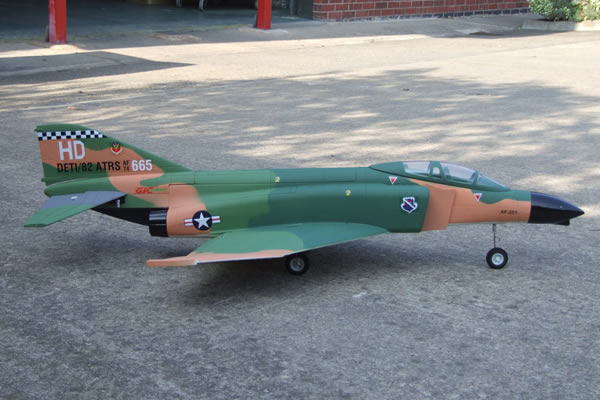 FMS F4E Phantom 70mm Ducted Fan Electric Foam Jet - Camo - Πατήστε στην εικόνα για να κλείσει