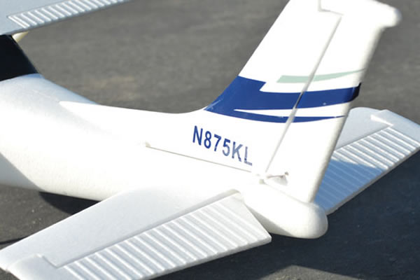 FMS Cessna 182 RTF - Blue,Electric Foam RC Aircraft, Brushless M - Click Image to Close