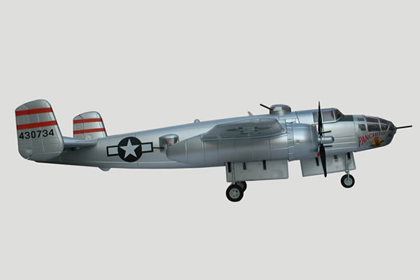 FMS B25 Bomber 1400 Series ARTF Electric Warbird with Retracts - - Πατήστε στην εικόνα για να κλείσει