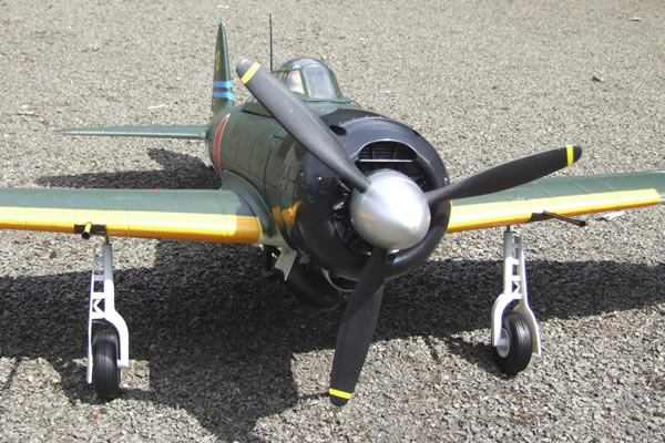 FMS Mitsubishi A6M Zero 1400 Series ARTF Electric Warbird with R - Click Image to Close