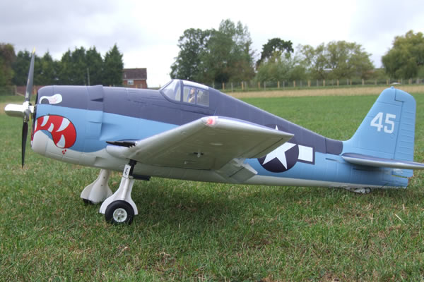 FMS F6F Hellcat ARTF 1400 Series w/Retracts - RC Warbird ARTF - Πατήστε στην εικόνα για να κλείσει