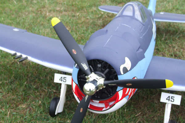 FMS F6F Hellcat ARTF 1400 Series w/Retracts - RC Warbird ARTF - Πατήστε στην εικόνα για να κλείσει