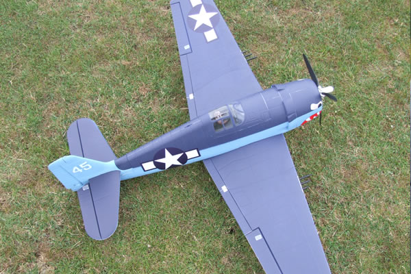 FMS F6F Hellcat ARTF 1400 Series w/Retracts - Click Image to Close