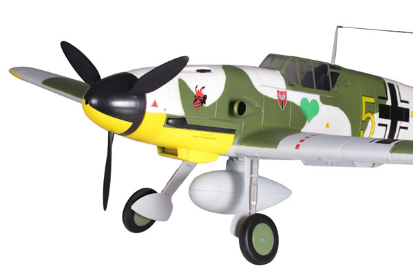 FMS 1400 Series BF109-F ARTF RC Aircraft Camo w/o Tx/Rx/Battery - Πατήστε στην εικόνα για να κλείσει