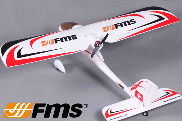 FMS Red Dragonfly 900mm RTF Trainer rc Airplane - Click Image to Close