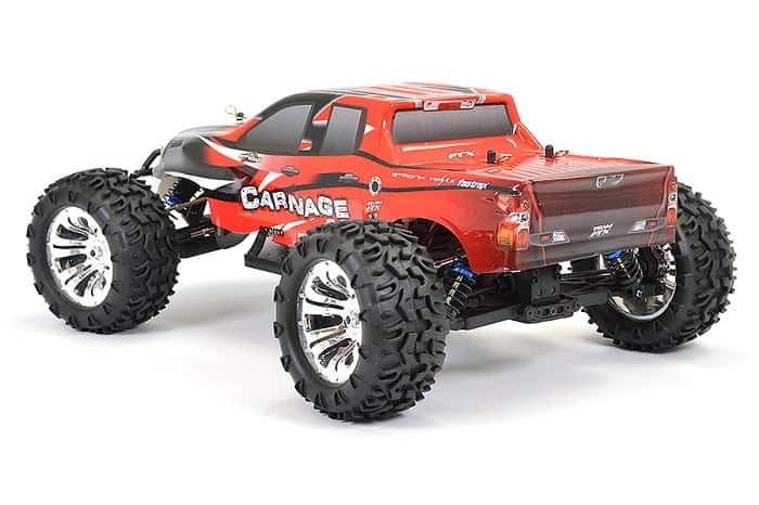 FTX CARNAGE 2 1/10 BRUSHED RC TRUCK 4WD RTR - RED - Πατήστε στην εικόνα για να κλείσει