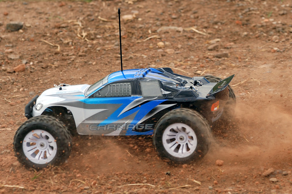 FTX Carnage 1/10 4WD Brushed Truggy RTR with 2.4Ghz Radio System - Click Image to Close