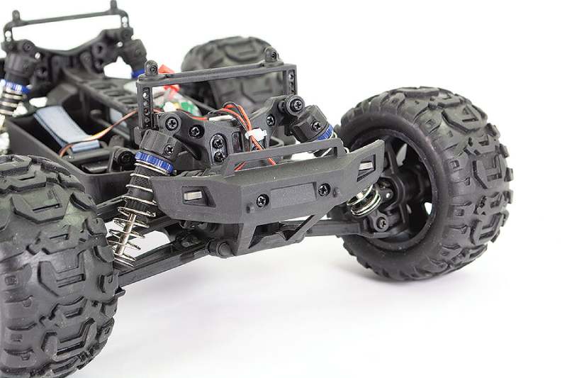 FTX TRACER 1/16 4WD BRUSHLESS RC MONSTER TRUCK RTR - BLUE - Click Image to Close